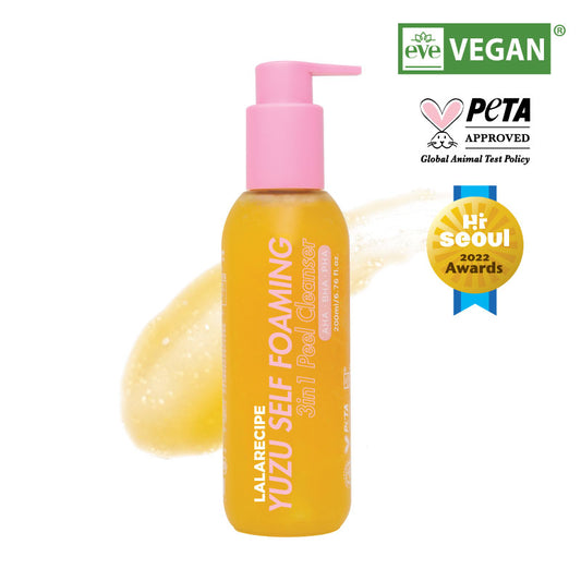 Lalarecipe Yuzu Vita C 3-In-1 Foaming Cleanser 200ml