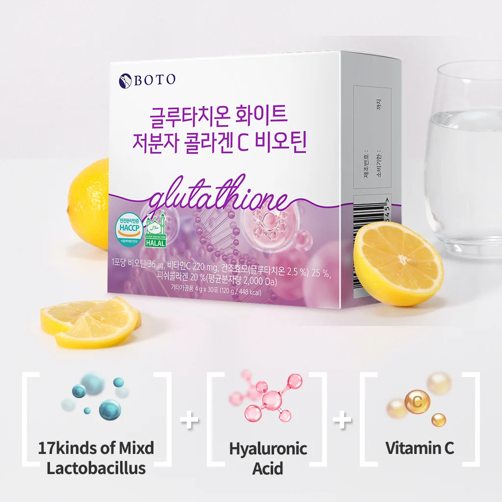 BOTO Glutathione Collagen C Biotin 30pc